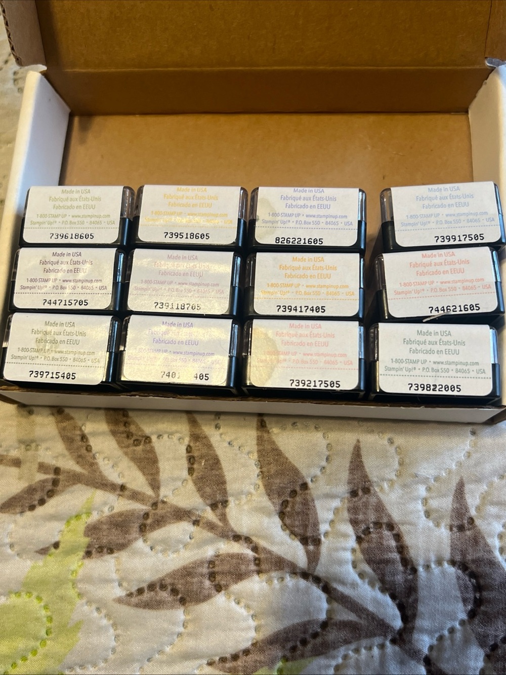 STAMPIN UP CRAFT SOFT SUBTLES 8 STAMP INK PADS RETIRED COLOR TYPE